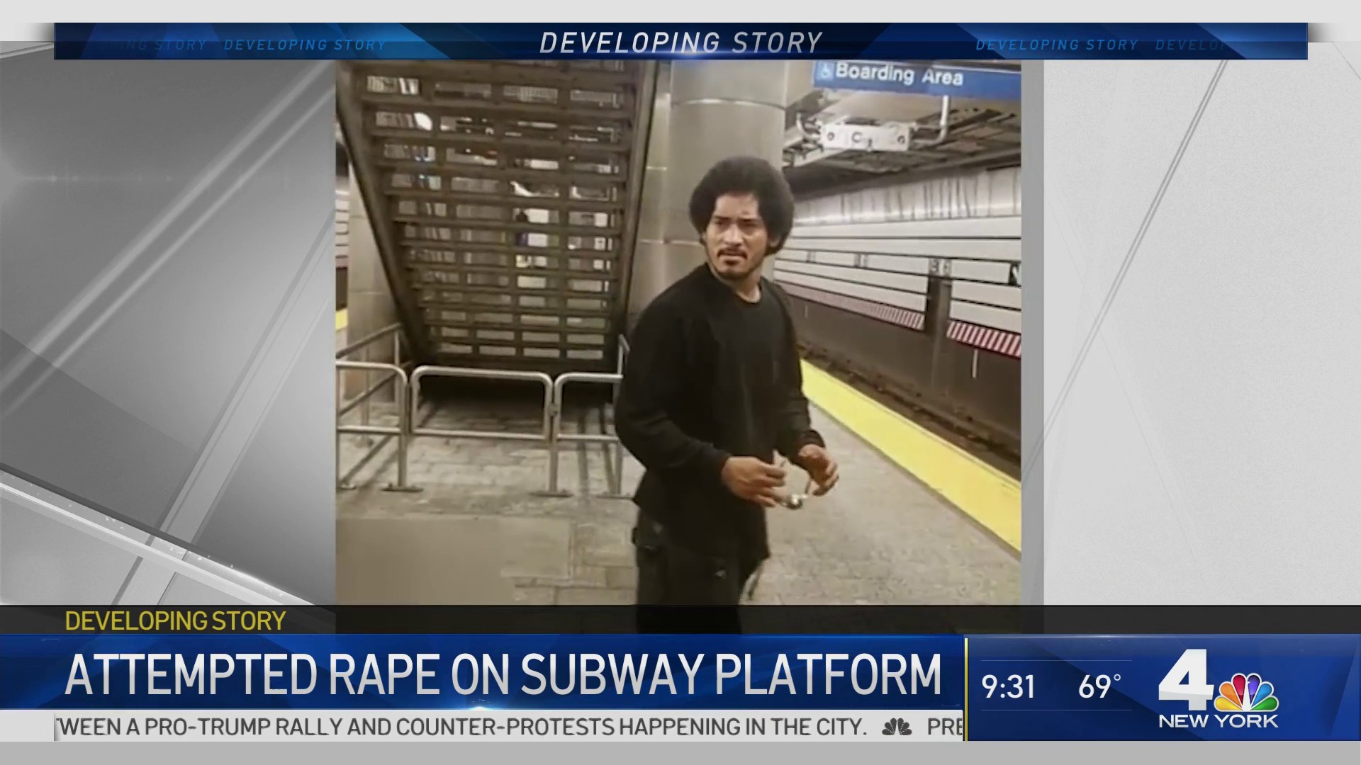 Brutal Subway Rape